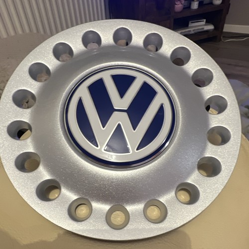 Volkswagon beetle blue white - beetle, blue/white