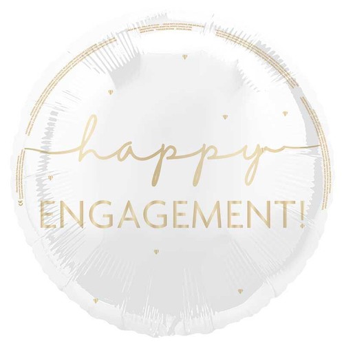 Engagement party balloon - engagement, 18"
