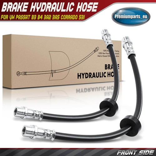 Brake hoses front for vw - 2x,