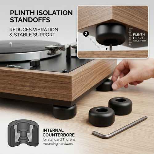 4pc plinth standoffs - 4pc, spacers