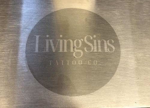 Stainless laser engraving