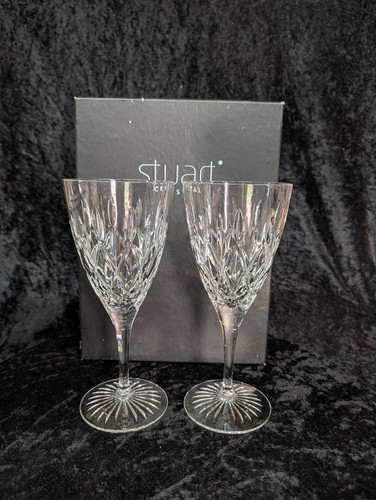 Stuart crystal wine glasses - crystal,