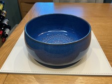 DENBY MIDNIGHT ROUND SALAD / FRUIT / SERVING DISH STONEWARE  TABLEWARE LOT B