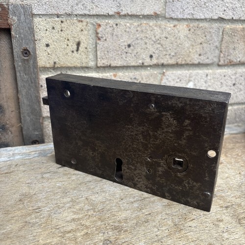 Antique recessed rim lock very - recessed,