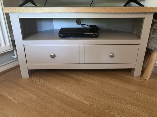 Wooden corner unit brown - corner, tv