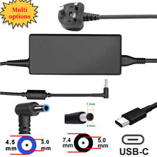 For HP Desktop Laptop Charger AC Adapter Power 90/65W/45 watt EliteDesk Blue Tip