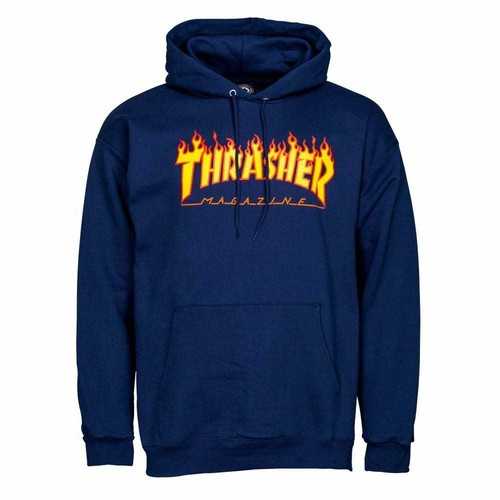 Thrasher flame logo - logo, hooded