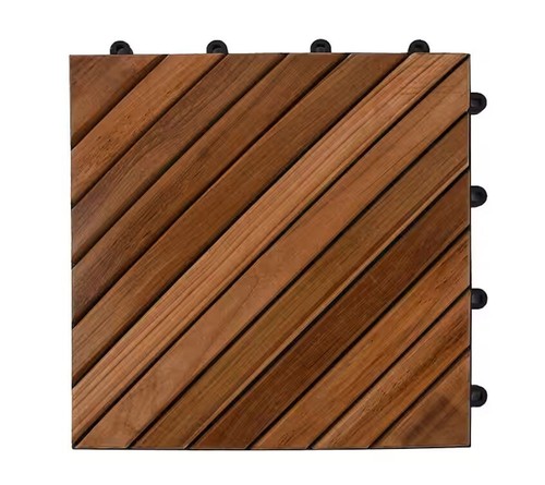 Premium teak wood deck tiles - wood,