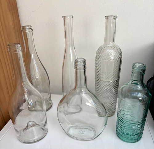 Empty decorative clear glass - empty,