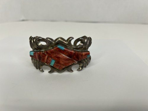 Vintage navajo turquoise coral - turquoise,