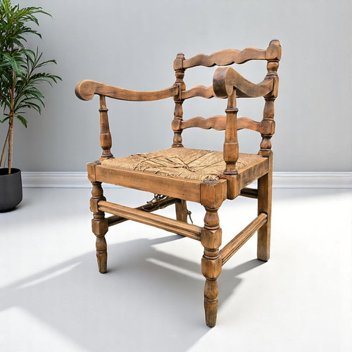 Antique oak rush - antique,