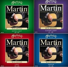  Martin Bronze Acoustic Guitar Strings 12 - 54 10 - 47 11 - 52 13 - 56 
