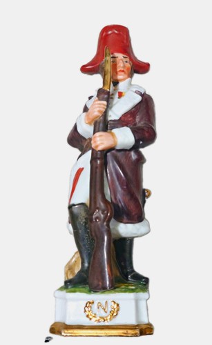 Porcelain military soldier - military,