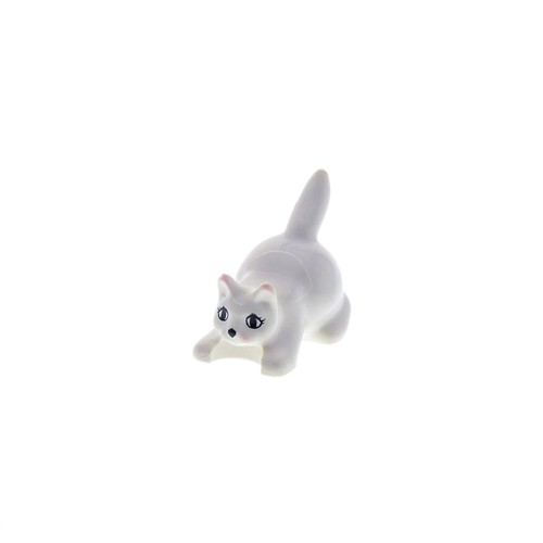Lego animal cat city - lego, white