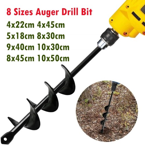 Carbon steel garden auger - garden,