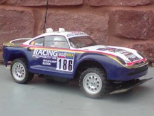 Kamtec Tamiya Repro Porsche 959  Lexan reproduction body , cockpit and rear wing