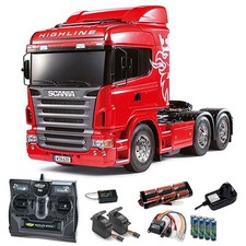 TAMIYA RC 56323 Scania R620 - 6x4 Highline Tractor Truck 1:14 Kit + radio bundle