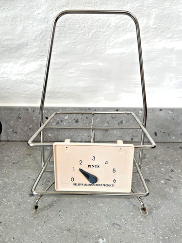 Vintage stainless steel milk - steel,