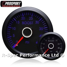 DIESEL 52mm Prosport VW Red Needle Turbo Boost Gauge 45 PSI Golf MK4 MK5 TDI GTD