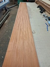 Constructional Mahogany Veneer - 1 NATURAL WOOD Sheet - 2480mm x 250mm x 0.75mm
