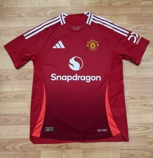 Men’s Adidas Manchester United 24/25 Home Shirt Player Issue Large