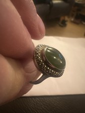 Vintage Sterling Silver Green