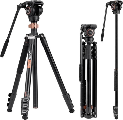 Cayer aluminium video tripod - cayer,