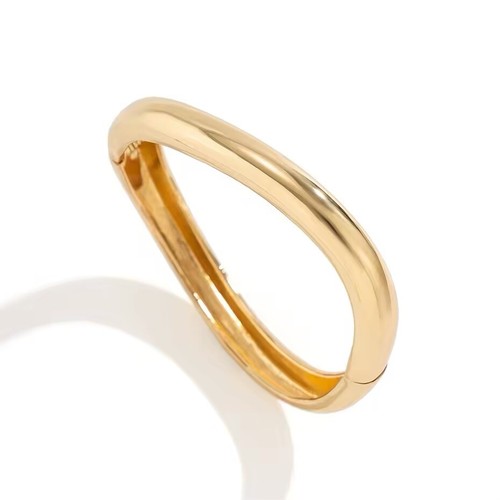 Zard wavy bangle - zard, solid