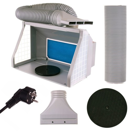 Airbrush spray booth two fans - airbrush,