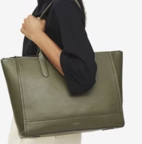 Radley green leather handbag - radley,