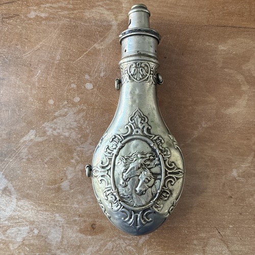 Antique powder flask - antique,