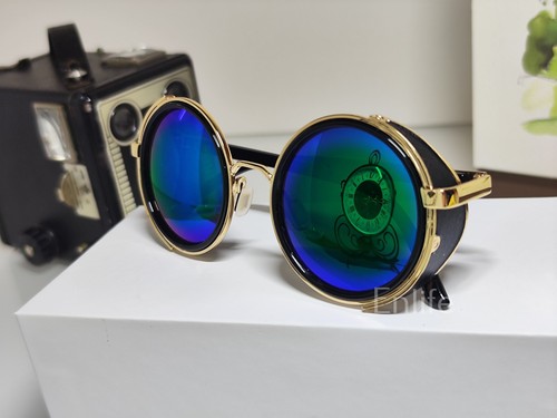 Steampunk sunglasses 50s round - steampunk,