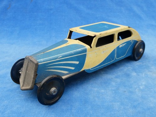 Antique tole toy - tole, tin