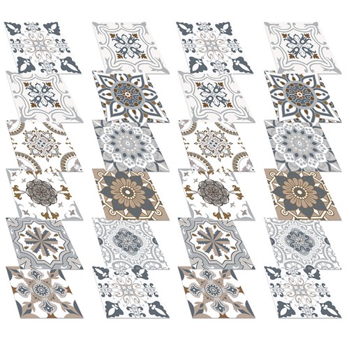 Pcs peel and stick tile - 24,