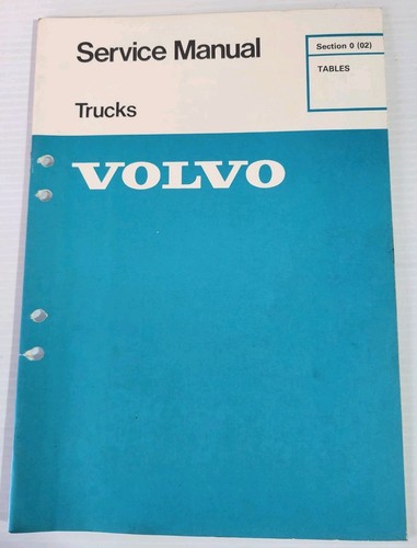 Volvo trucks service manual - trucks,