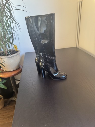 Zara long high heels - zara, black