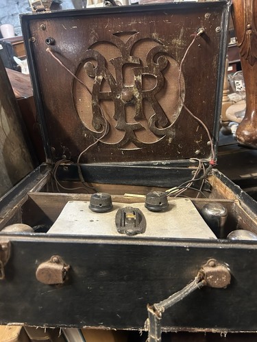 Vintage valve radio - valve,