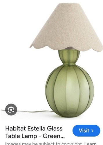 Habitat argos green lamp - argos,
