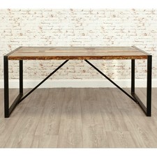 Reclaimed Large Dining Table Solid Wood Urban Chic Rustic Design