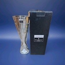 John Rocha Signed Waterford Crystal Signature 9" Bud Vase Lead Crystal 112163