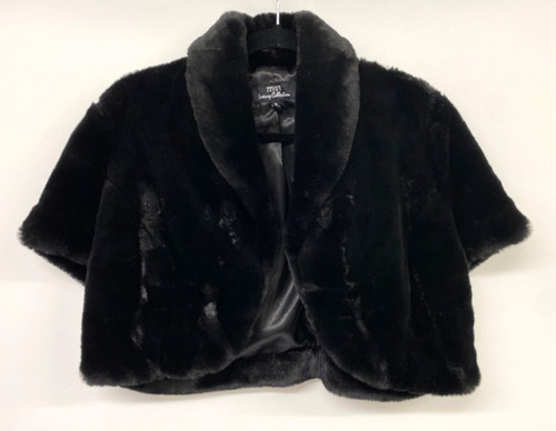 Wallace sacks faux fur bolero - wallace,