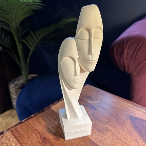 Abstract alabaster couple - alabaster,