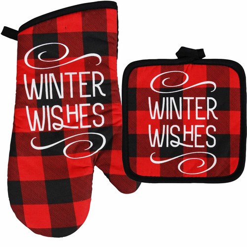 Winter wishes black - winter, red