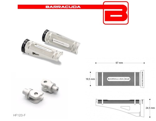 Barracuda front footrest - barracuda,