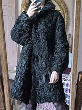 True Vintage Black Real Lamb