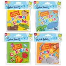 Pack Of 4 Baby Bath Books