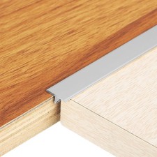 sourcing map 2.9ft Aluminium T Molding Floor Transition Strip Vinyl Gap Trim