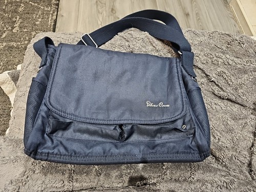 Navy blue silver - blue, cross