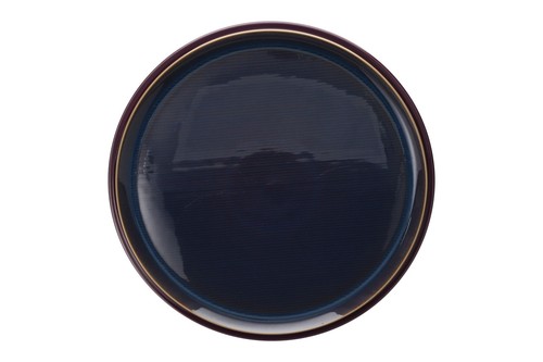 Denby storm round platter - -,