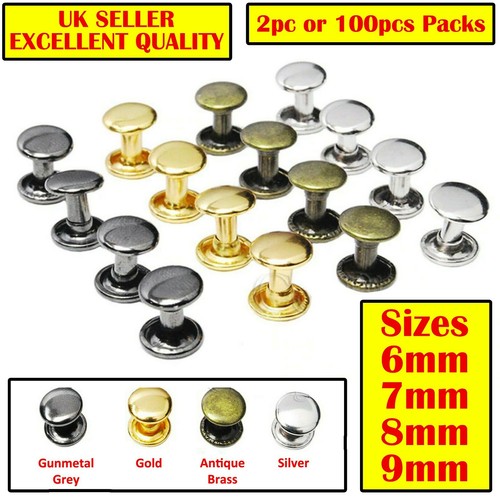 Double cap rivets 6x6 - double, 7x7